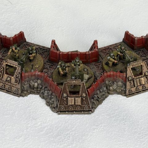 Warhammer 40k, Wall of Martyrs, Imperial Defence Emplacement terrain