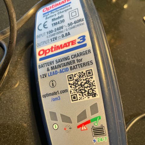 Optimate batterilader