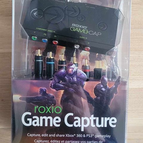 Uåpnet ROXIO GAME CAPTURE (NY,- 1299,-)