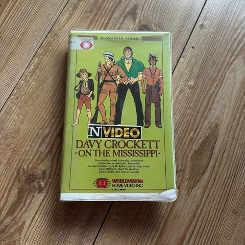 DAVID CROCKET / DAVY CROCKET - On The Mississippi ( utleiefilm VHS BIG BOX)