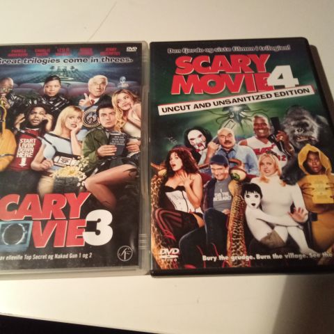 Scary Movie 3-4.  Norske tekster