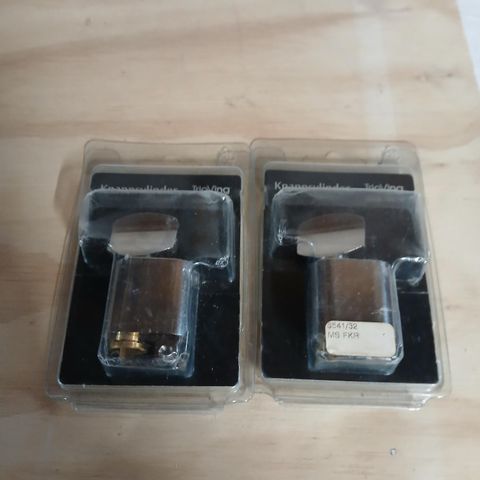 2 pk Uåpnet Knappsylinder 5541/5542