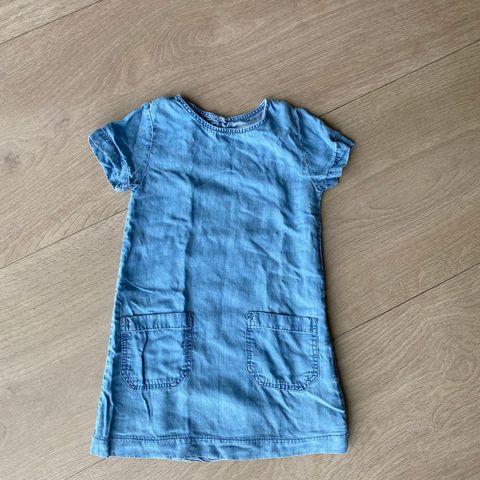 Denim kjole 98/104 fra Cubus