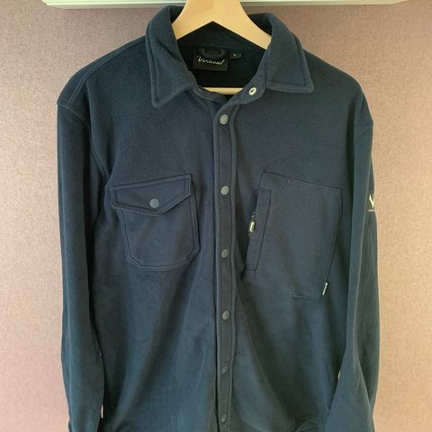 Vertical Fleece Shirt Jacket, ubrukt, str L