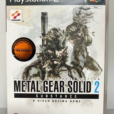 PlayStation 2 spill: Metal Gear Solid 2 - Substance