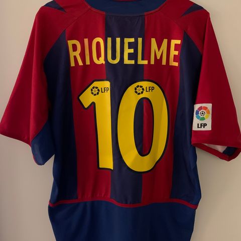 2002/2003 Fc Barcelona fotballdrakt Riquelme