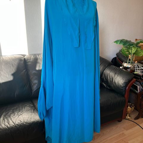 NY Blå jilbab overdel