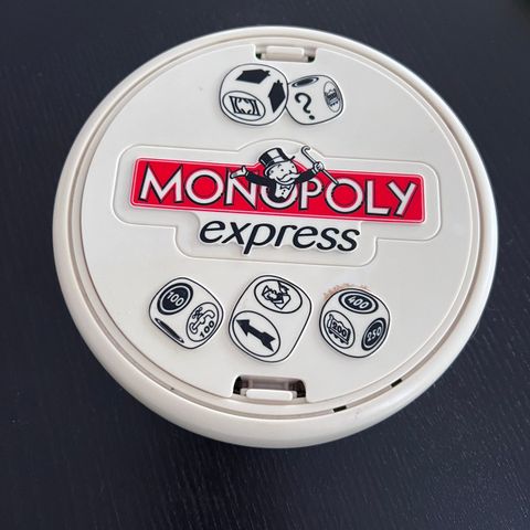 monopol Express , reisespill . Eldre utgave , UBRUKT
