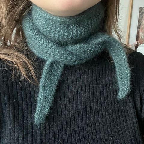 sophie scarf blågrønn