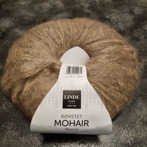 Linde Børstet Mohair Blend farge 158