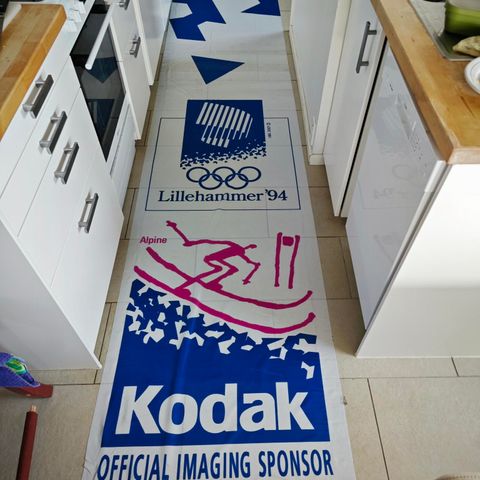 Lillehammer 94'  Winter Olympic Games sponsor banner