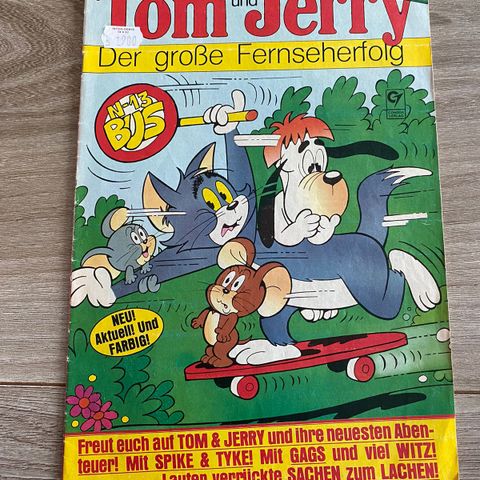 Tom og Jerry tegneserieblad 1986 (tysk)