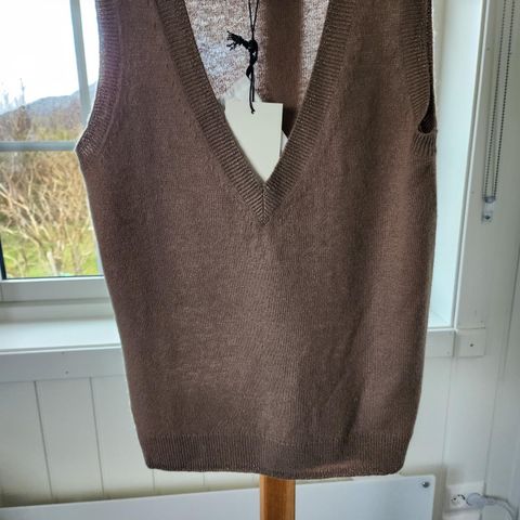 NY - Rosemunde Copenhagen - Strikkevest - 70 %  ull, 30 % cashmere - S