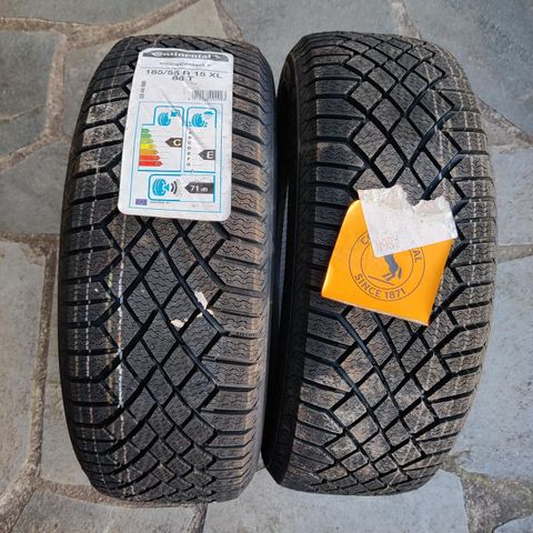 Continental 185/55R15 Vinterdekk selges.