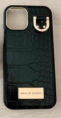 Atelier Case iPhone 12 Black Croco / Bobbi Airpods Zip Bag Black Croco