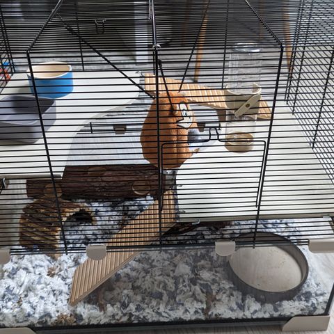 Hamster bur av høy kvalitet m/deler