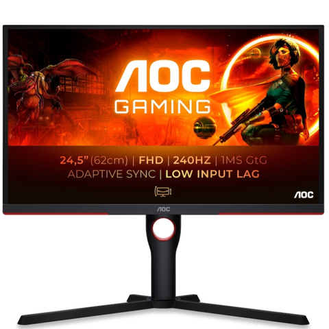 AOC 25" 25G3ZM/BK Gaming Skjerm selges som Rep. Objekt.