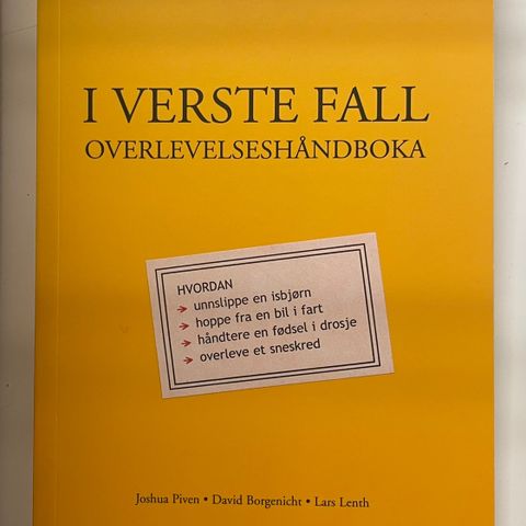 Overlevelsesboken «I verste fall»!