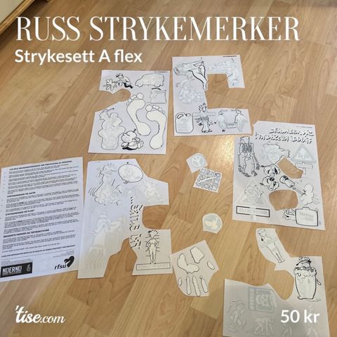 Strykemerker til russeklær