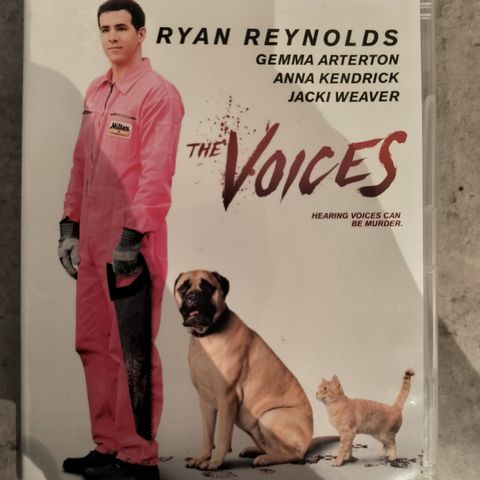 The Voices ( DVD) Grøsser komedie - Ryan Reynolds - 136 kr inkl frakt