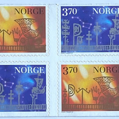 Norge 1997 Juleposten NK 1316-NK 1317 Postfrisk
