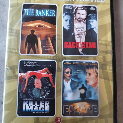 4 Great Movies on 2 dvds - Crime Thriller Movies ( DVD)
