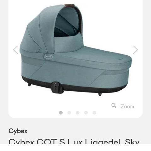 Cybex COT S Lux Liggedel, Sky Blue