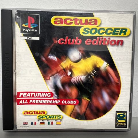 PlayStation spill: Actua Soccer Club Edition