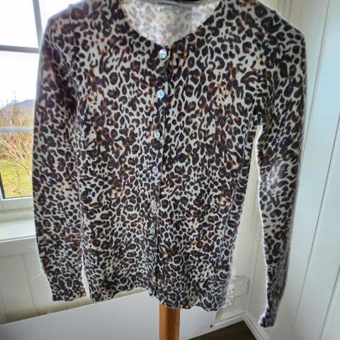 Som ny - United Colors of Benetton -  Animal Print - Angora Blend - Strs. XS