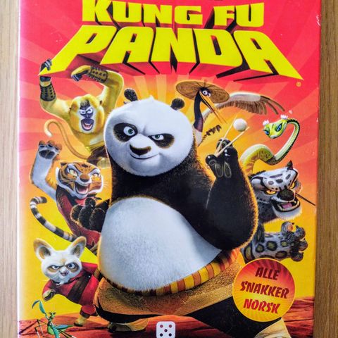 Dvd barnefilm. Kung Fu Panda. Norsk tale og tekst. Ny i plast.