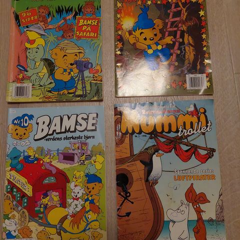 3 BAMSE BLADER (MUMMI ER IKKE TILSALGS)