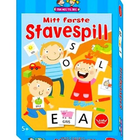 Mitt første stavespill - for barn fra 5 år - komplett