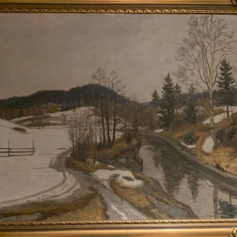 maleri Lars Larsen Enebakk 1924