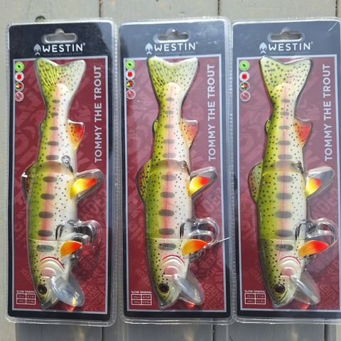 3 stk Westin Tommy The Trout 25 cm