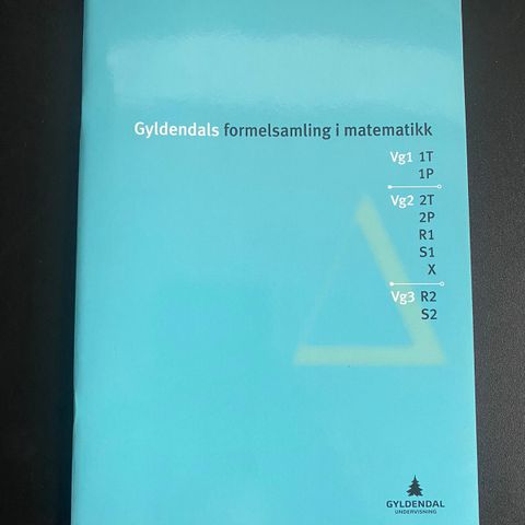 Gyldendals formelsamling i matematikk