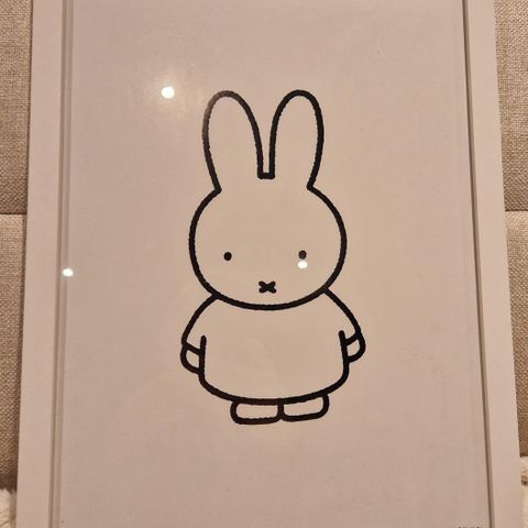 Miffy plakat i ramme