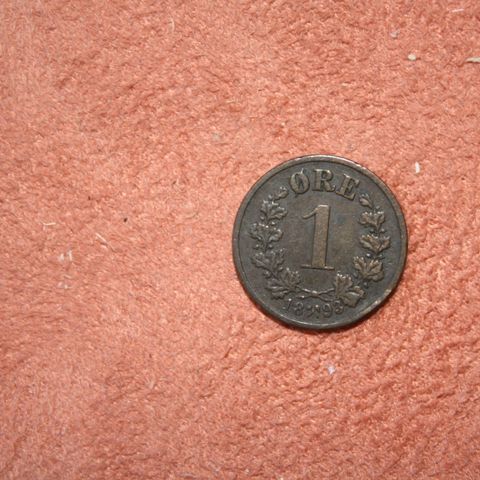 Norge - 1 øre 1893 - kr 50