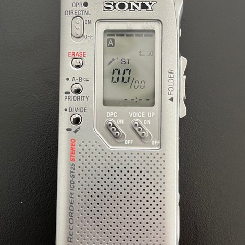 Diktafon Sony ICD-ST25 Stereo, digital voice recorder