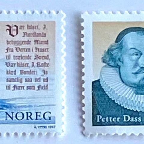 Norge 1997 Peter Dass 350 år  NK 1314-1315 Postfrisk