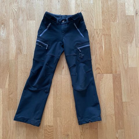 Norrøna Turbukse Svalbard Flex1 Pants jr svart str 134