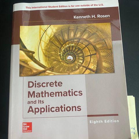 Discrete Mathematics and Its Applications