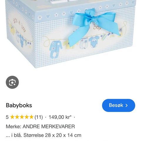 Baby boks 2019 / ønskes kjøpt!