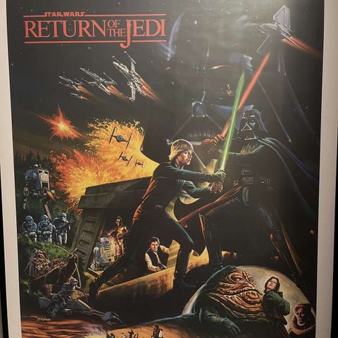 Star Wars 1983 vintage plakat