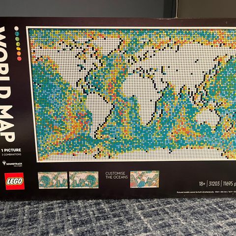 LEGO WORLD MAP