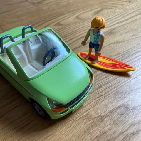 Playmobil surfer med bil.