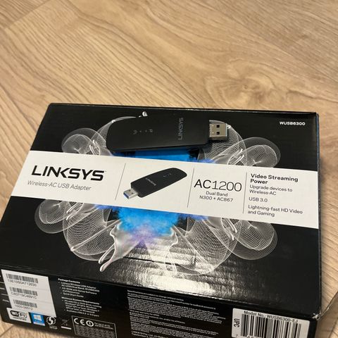 Linksys Trådløs-AC USB Adapter