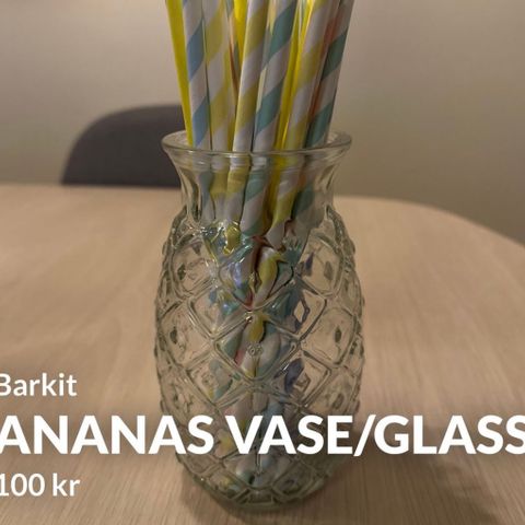 Ananas vase/glass