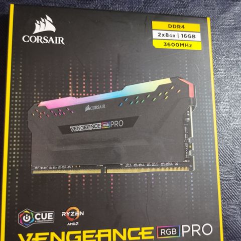 Corsair Vengeance RGB PRO DDR4 3600Mhz 16GB