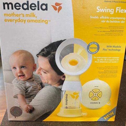 Medela swing flex brystpumpe