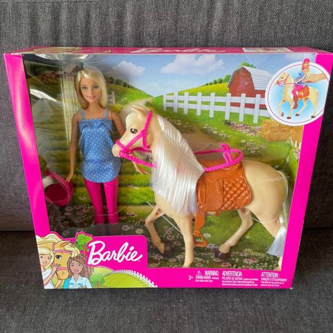 UÅPNET barbie med hest